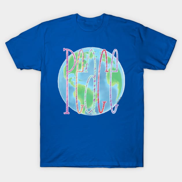 A Peaceful World T-Shirt by BlackSheepArts